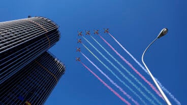 Desfile del D&iacute;a de la Hispanidad
