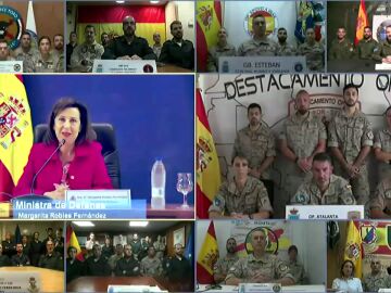 El mensaje de Margarita Robles a las Fuerzas Armadas en el exterior