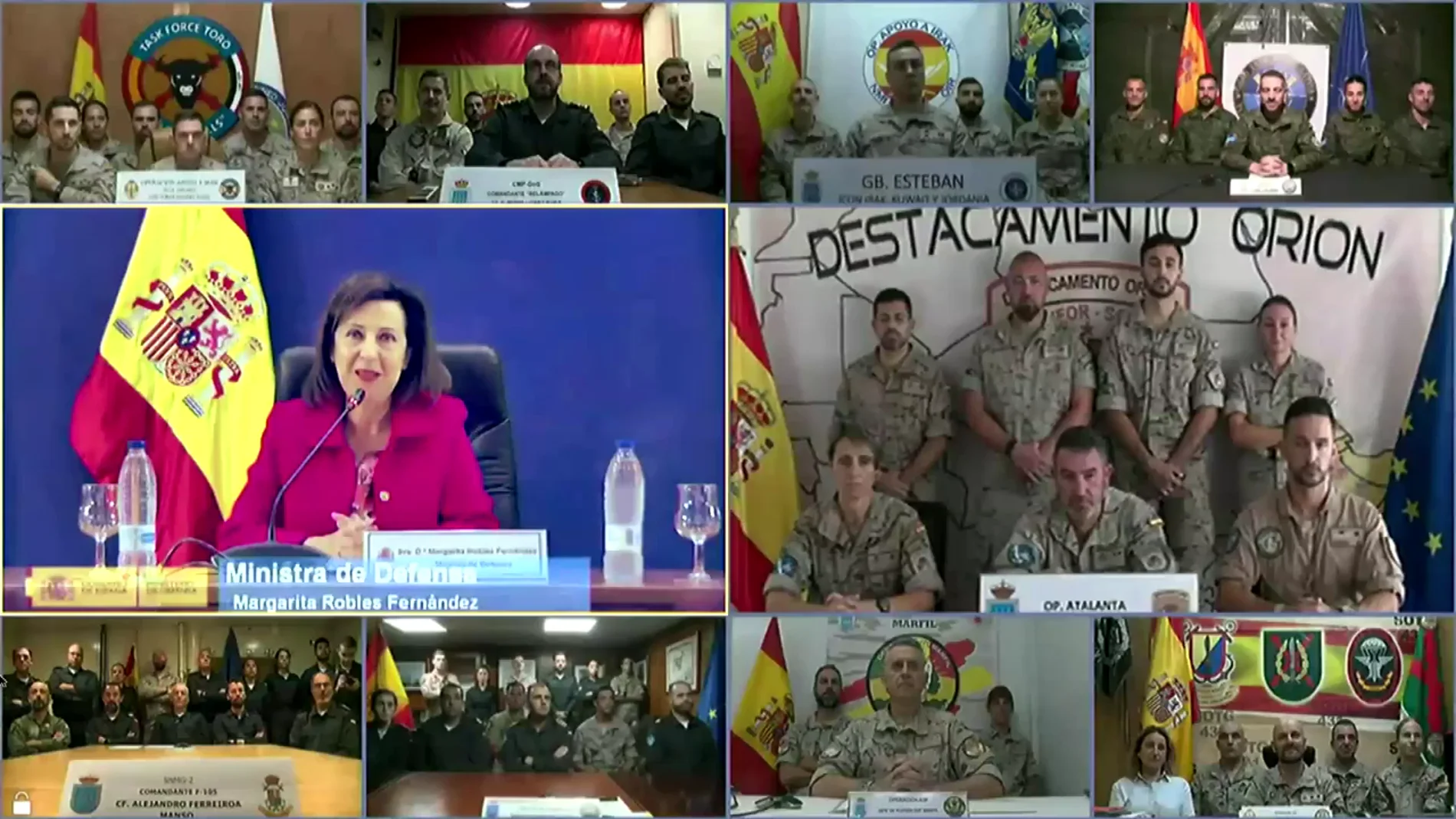 El mensaje de Margarita Robles a las Fuerzas Armadas en el exterior