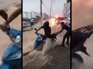 Inundaciones en Acapulco, México