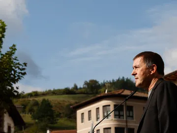 Arnaldo Otegi en el acto en Ziortza-Bolibar Arnaldo Otegi en el acto en Ziortza-Bolibar