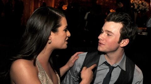 Lea Michele y Chris Colfer