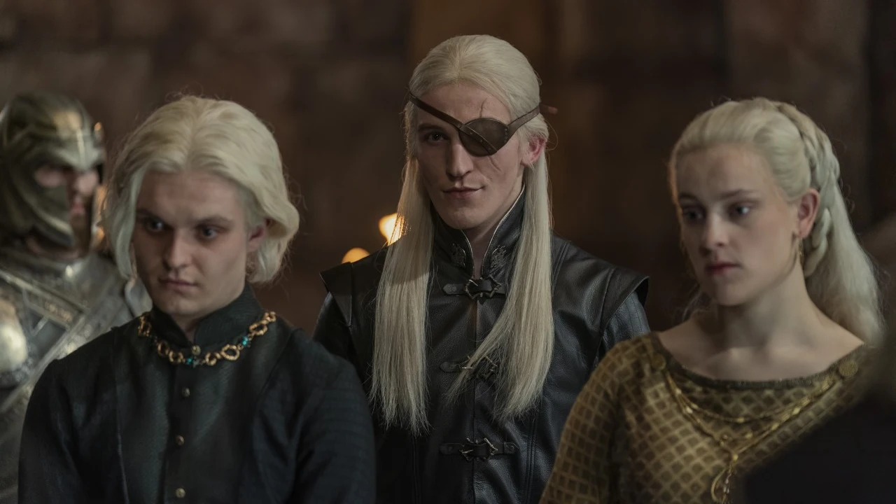 Aegon, Aemond y Helaena en 'La Casa del Dragón' Aegon, Aemond y Helaena en 'La Casa del Dragón'