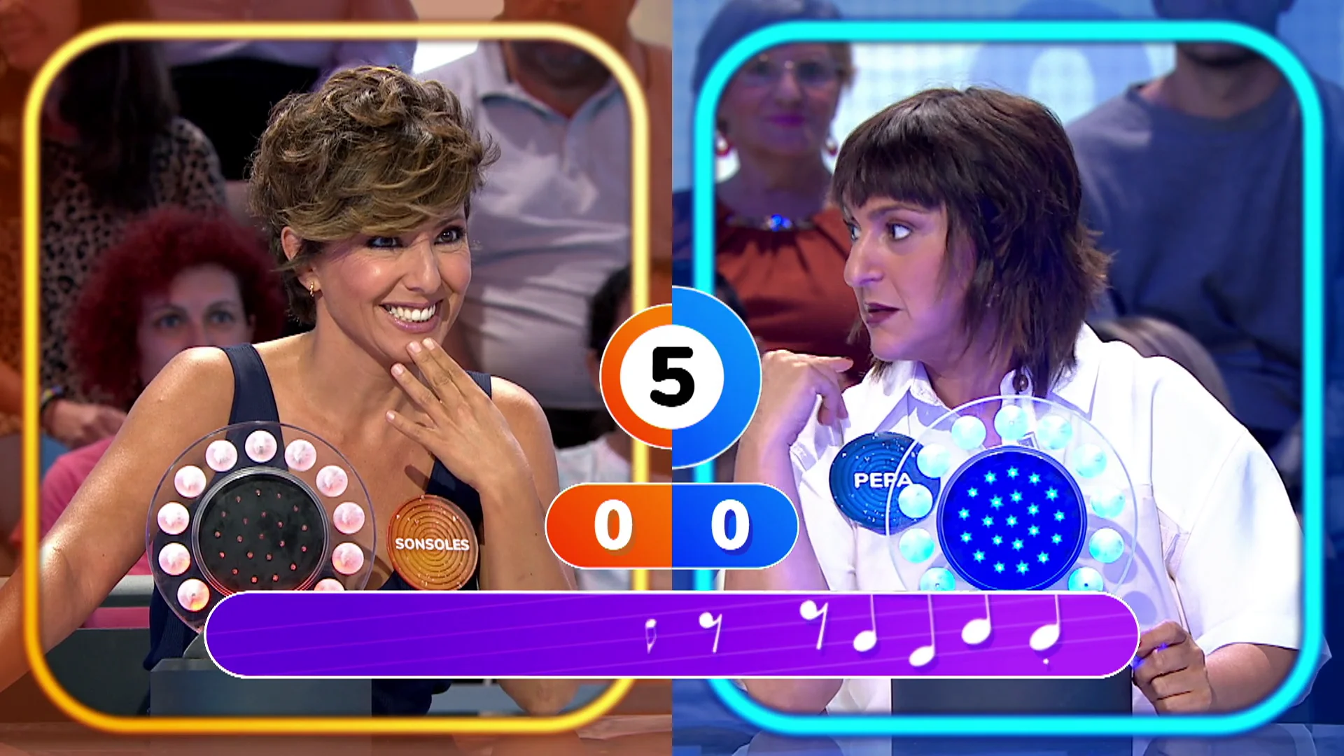 ¡Ni disimula! Pepa Rus intenta que Daniel Caverzaschi le chive su canción en ‘La Pista’ ¡Ni disimula! Pepa Rus intenta que Daniel Caverzaschi le chive su canción en ‘La Pista’