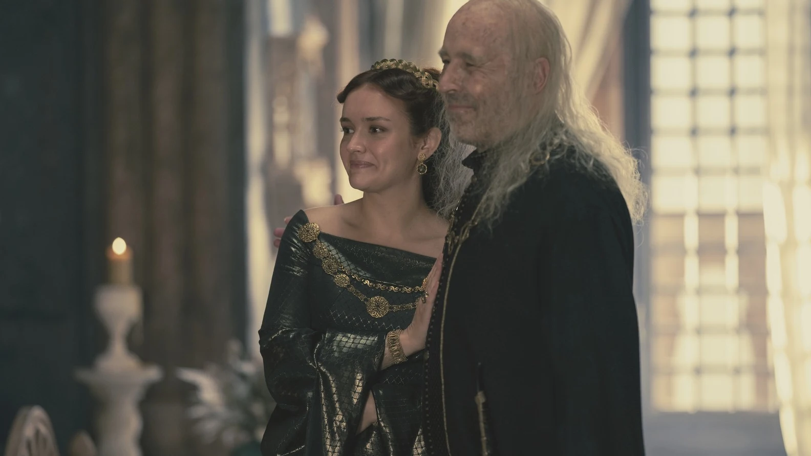 Viserys y Alicent en 'La Casa del Dragón' Viserys y Alicent en 'La Casa del Dragón'