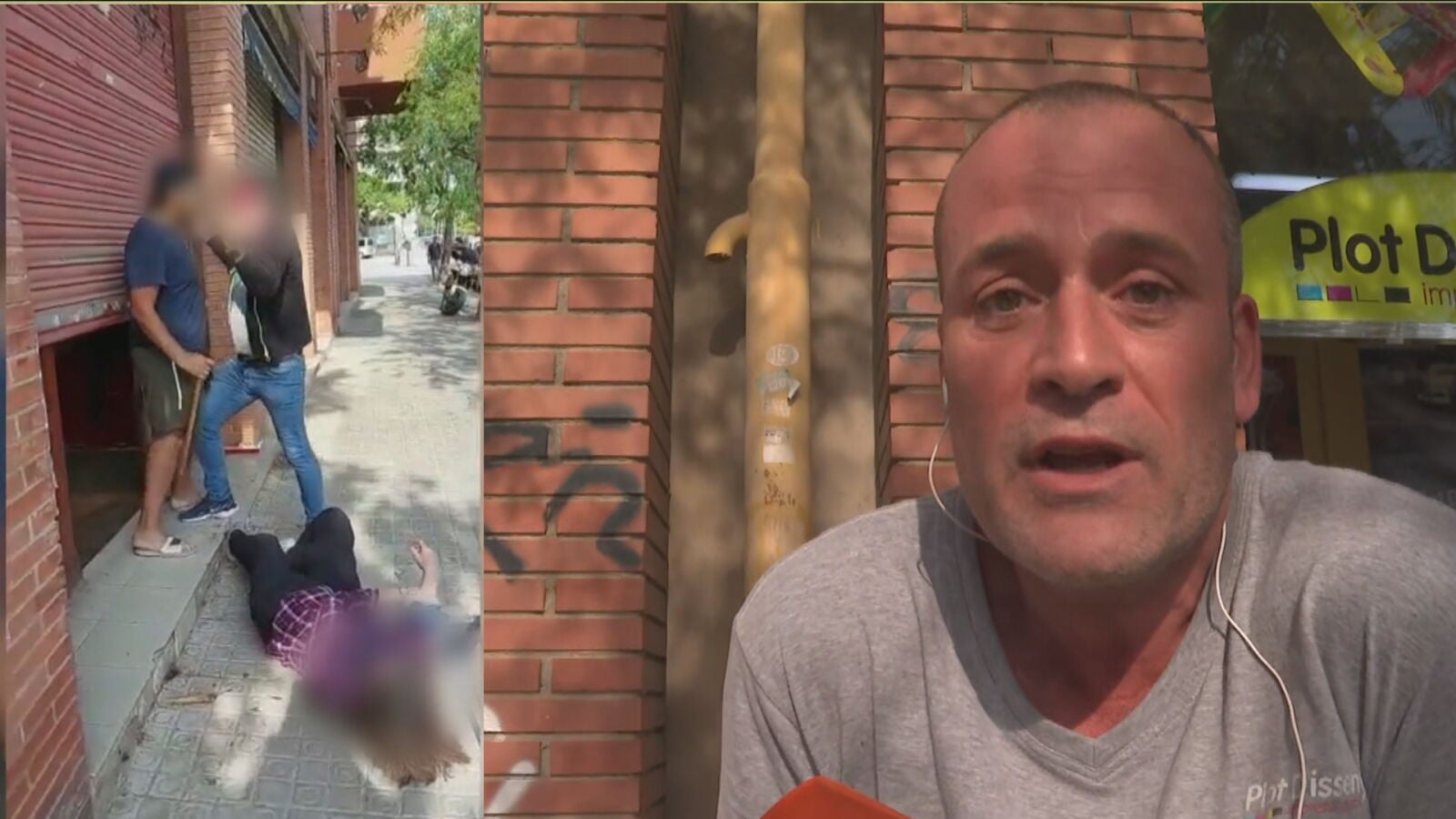 Un vecino de Mataró termina con 30 puntos de sutura tras un enfrentamiento con los okupas: 