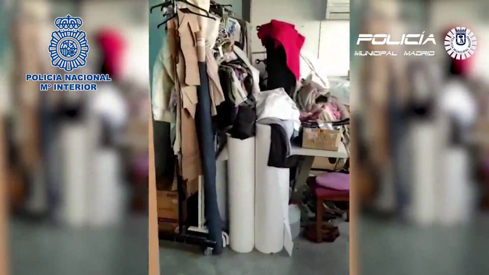 La Policía Municipal de Madrid desarticula un taller clandestino en Carabanchel con trabajadores explotados