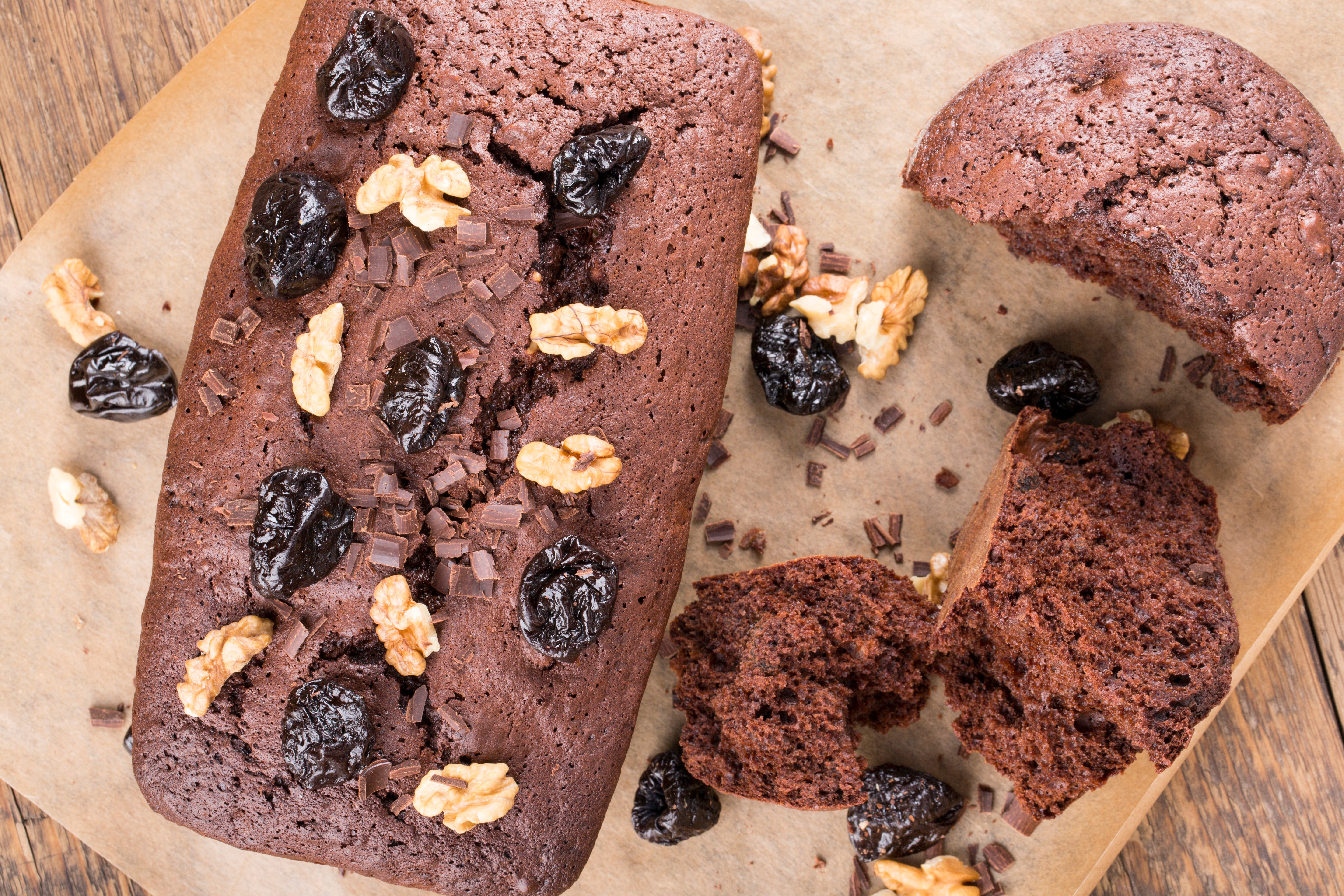 Desayuno fácil: Receta de plum cake de frutos secos y chips de chocolate