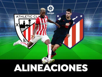 Alineación del Atlético de Madrid hoy contra el Athletic Club en Liga