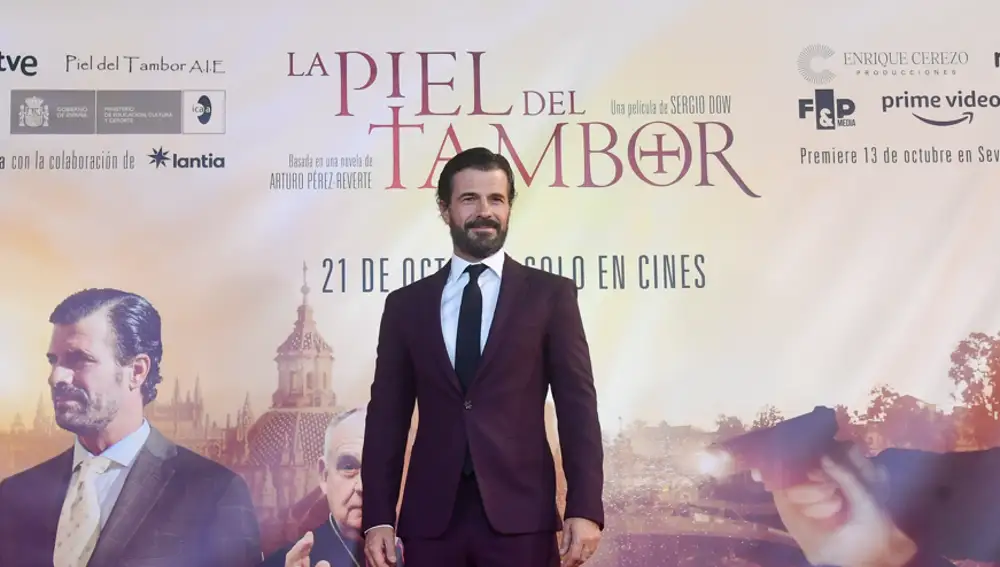 Rodolfo Sancho en la premiere de 'La piel del tambor'