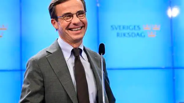 Ulf Kristersson, líder del Partido Moderado de Suecia y candidato a ser el nuevo primer ministro Ulf Kristersson, líder del Partido Moderado de Suecia y candidato a ser el nuevo primer ministro