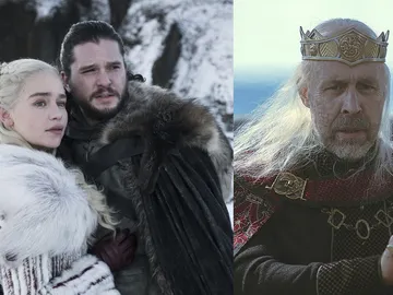 Daenerys y Jon Snow en 'Juego de Tronos', Viserys en 'La Casa del Dragón' Daenerys y Jon Snow en 'Juego de Tronos', Viserys en 'La Casa del Dragón'