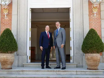 Felipe VI y Alberto de Mónaco Felipe VI y Alberto de Mónaco