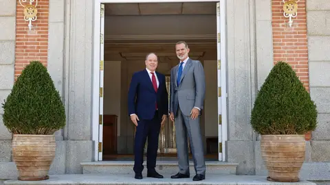 Felipe VI y Alberto de Mónaco Felipe VI y Alberto de Mónaco