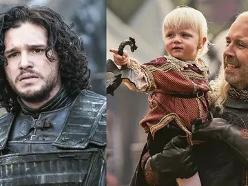 Jon Snow y Viserys y Aegon Jon Snow y Viserys y Aegon