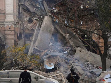 Bombardeo en Ucrania