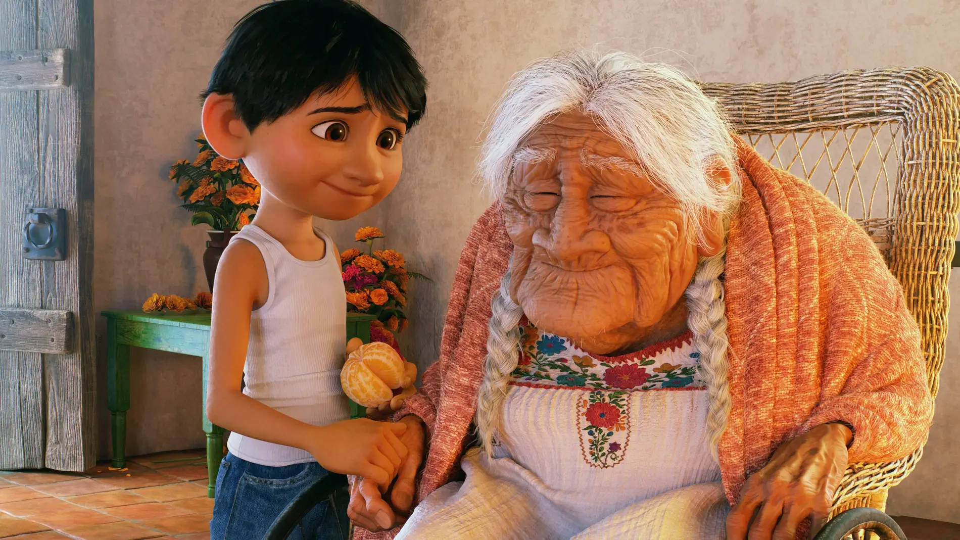 Mamá Coco en la película de Pixar 