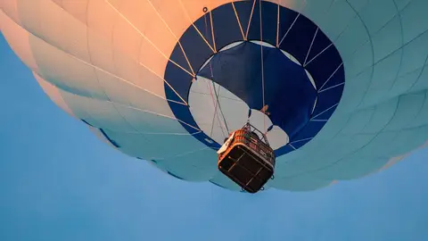 En el globo viajaban 30 turistas y dos tripulantes Imagen de un globo aerostático