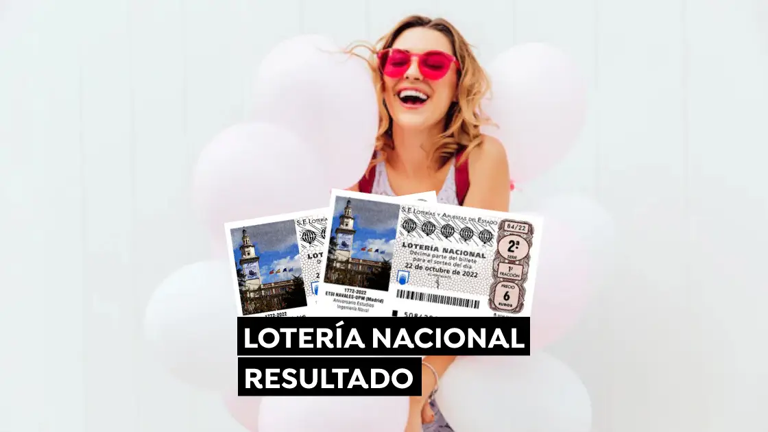 Lotería Nacional: Comprobar décimo del sorteo de hoy 22 de octubre en directo Lotería Nacional: Comprobar décimo del sorteo de hoy 22 de octubre en directo