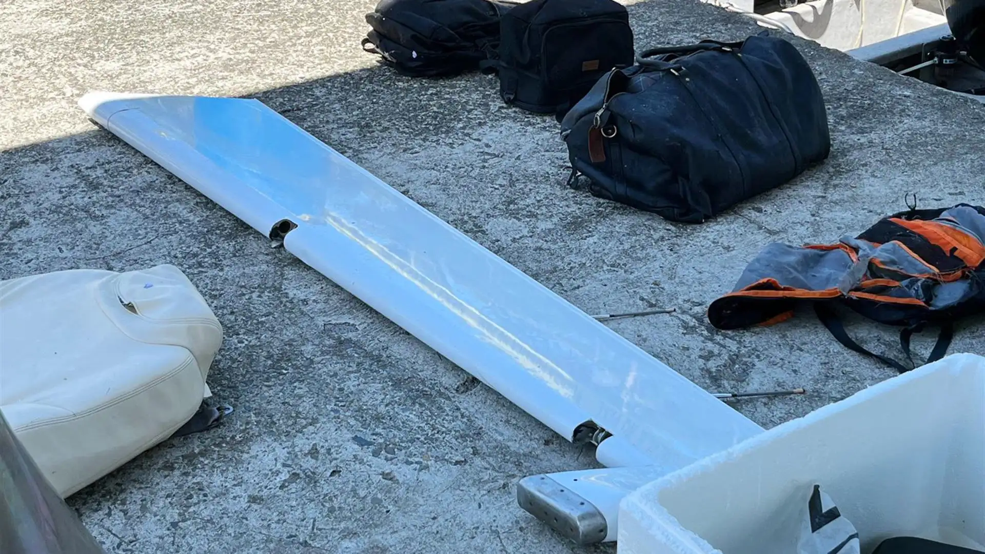 Elementos de un jet privado en Costa Rica en el que iban 5 alemanes Elementos de un jet privado en Costa Rica en el que iban 5 alemanes