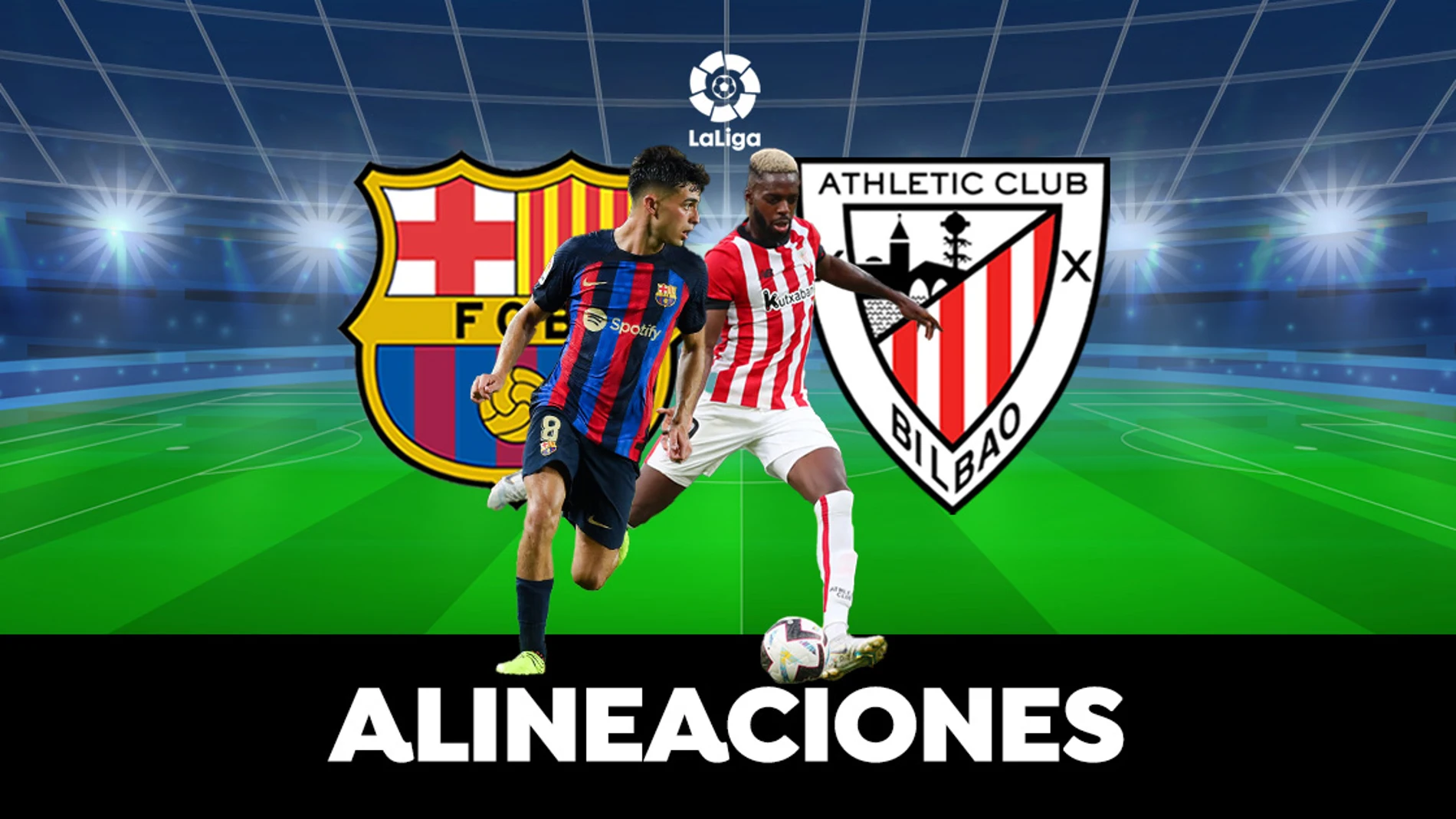 Alineación del Barcelona hoy contra el Athletic en el partido de LaLiga