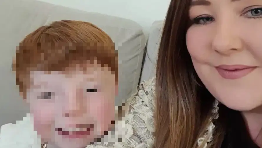 Donna Brady y su hijo peque&ntilde;o Romeo