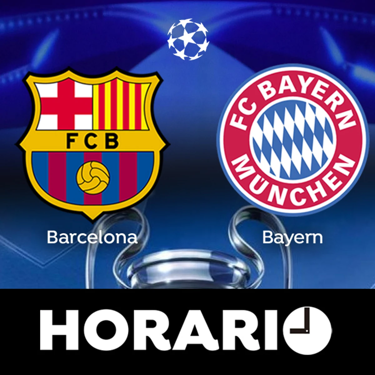 Abrazadera Frustración impacto Barcelona - Bayern de Múnich: Horario y dónde ver el partido de Champions  League en directo
