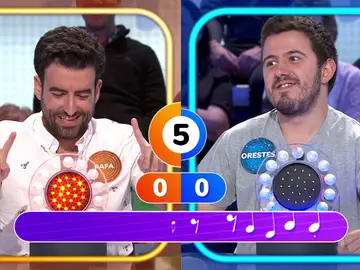 Duelo central en 'La Pista': Rafa y Orestes luchan por cinco segundos Duelo central en 'La Pista': Rafa y Orestes luchan por cinco segundos