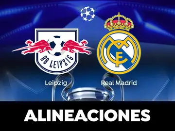 Alineación del Real Madrid ante el Leipzig en Champions League Alineación del Real Madrid ante el Leipzig en Champions League