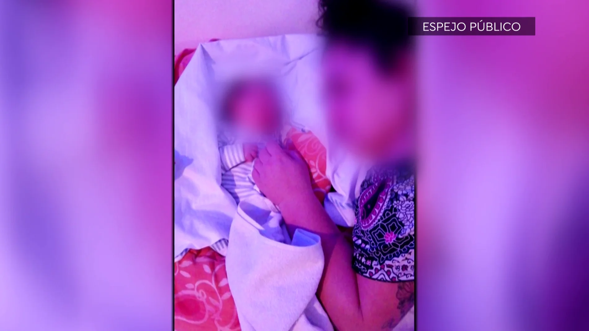 Imágenes de la secuestradora con el bebé de Basurto al que raptó