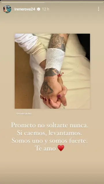 El mensaje de fuerza de Irene Rosales a Kiko Rivera El mensaje de fuerza de Irene Rosales a Kiko Rivera
