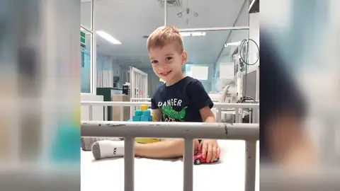 Oliver, un niño español con cáncer cerebral Oliver, un niño español con cáncer cerebral