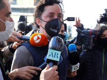 El Pequeño Nicolás rodeado de periodistas a su llegada a la Audiencia Provincial de Madrid