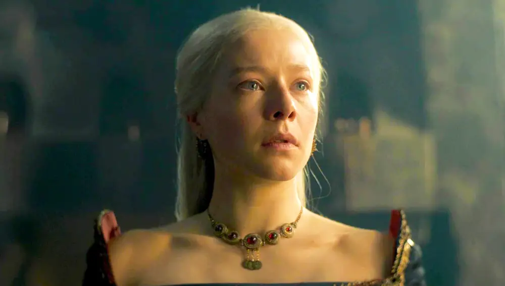 Emma D'Arcy como Rhaenyra Targaryen en el 1x10 de 'La Casa del Dragón'