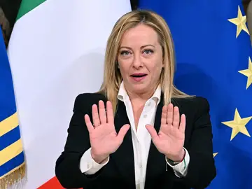 La primera ministra italiana, Giorgia Meloni La primera ministra italiana, Giorgia Meloni