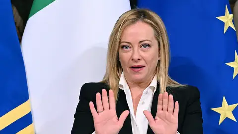 La primera ministra italiana, Giorgia Meloni La primera ministra italiana, Giorgia Meloni