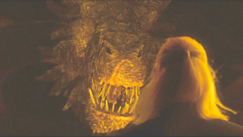 Vermithor, el nuevo dragón que encuentra Daemon al final de la temporada 1 de 'La Casa del Dragón'