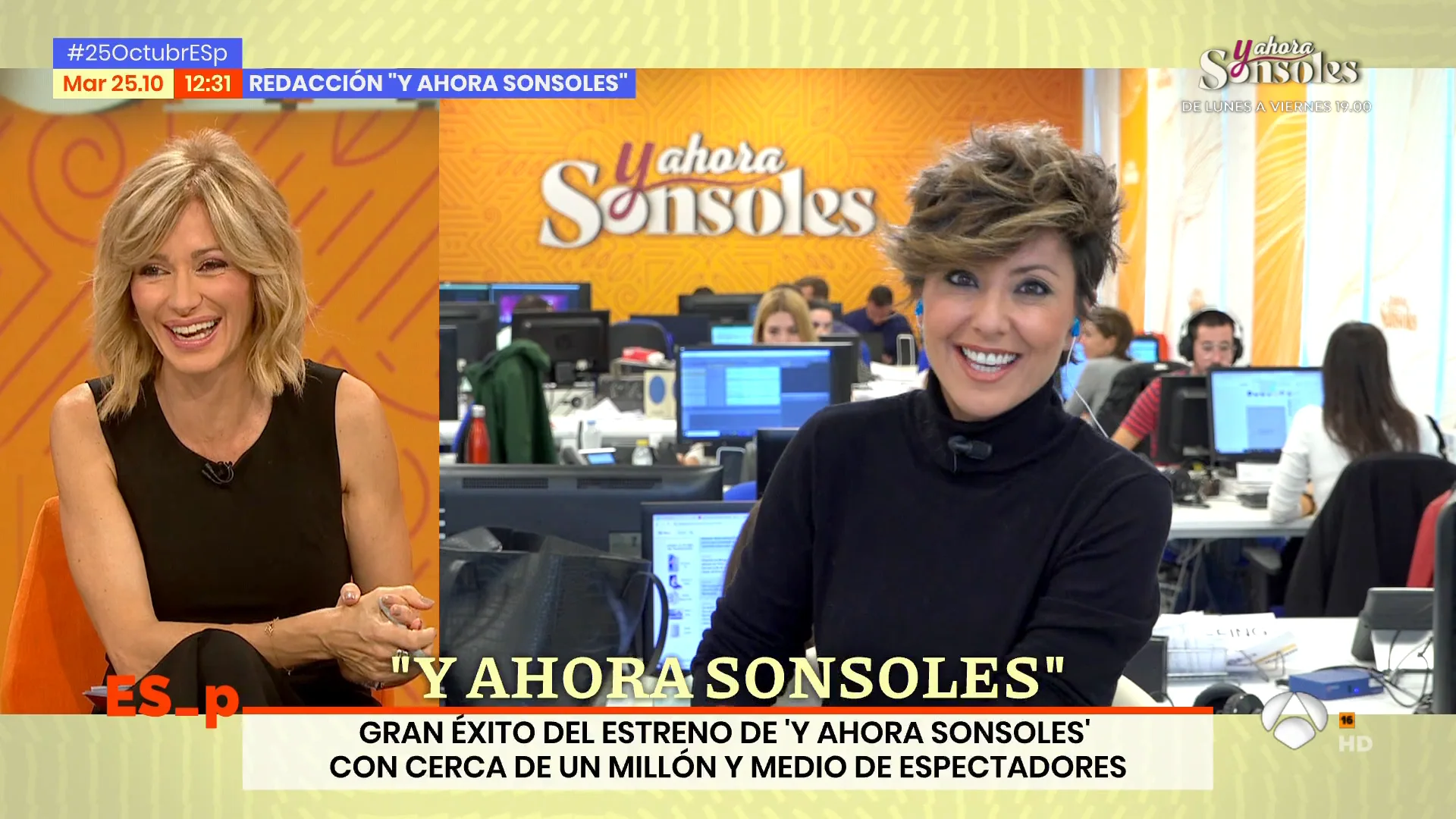 'Cushioning' y Esther Doña son algunos de los contenidos que podremos ver esta tarde en 'Y ahora Sonsoles' 'Cushioning' y Esther Doña son algunos de los contenidos que podremos ver esta tarde en 'Y ahora Sonsoles'