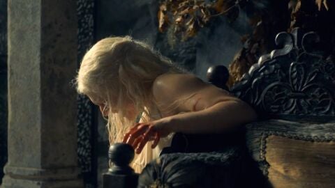 Rhaenyra dando a luz en 'La Casa del Dragón'