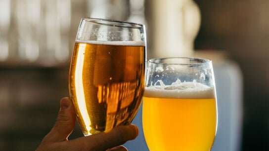 Sidra y cerveza