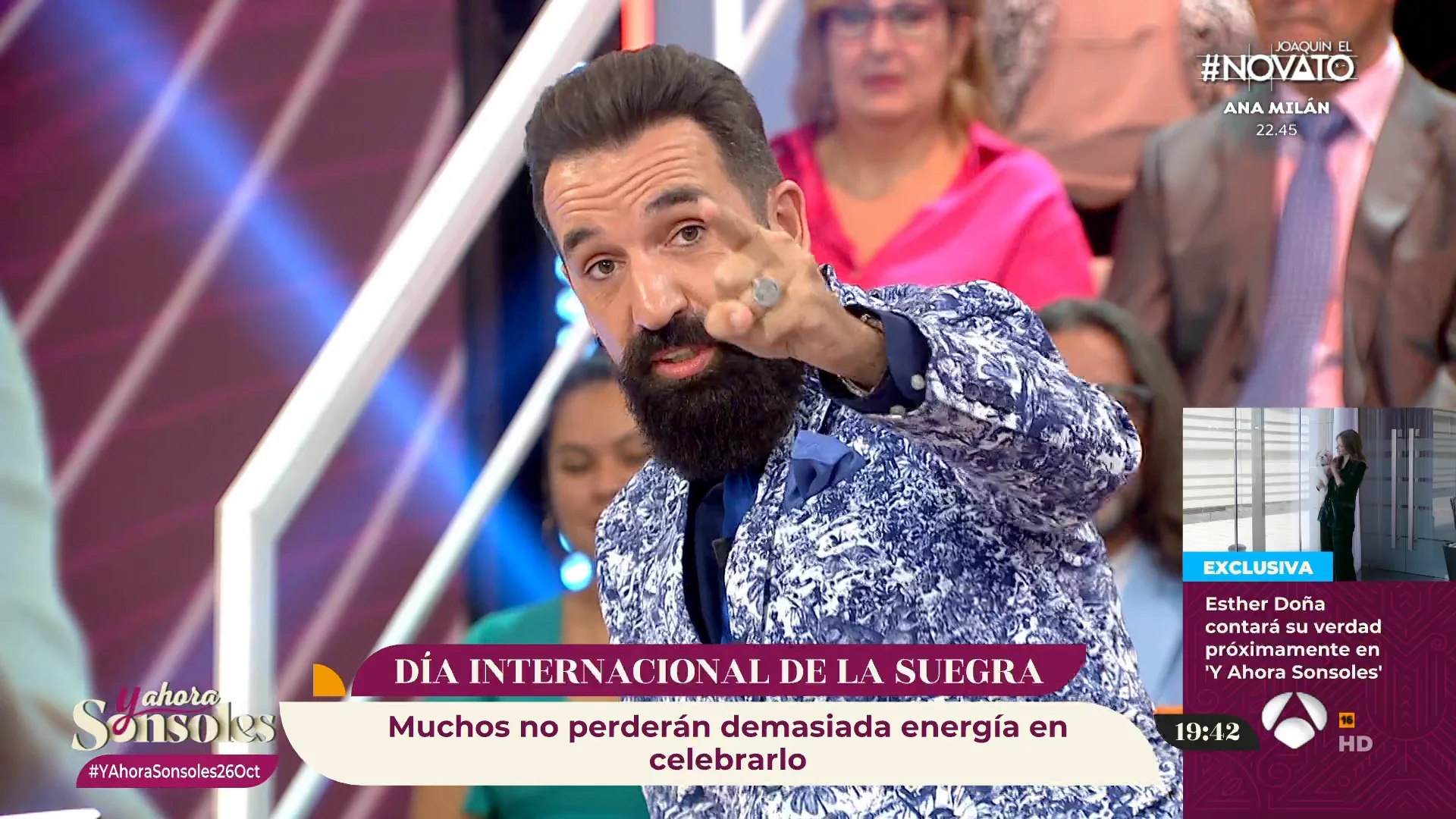 Las bonitas palabras de Miguel Lago a su suegra: 