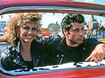Olivia Newton-John y John Travolta como Sandy y Danny Zuko en 'Grease' Olivia Newton-John y John Travolta como Sandy y Danny Zuko en 'Grease'