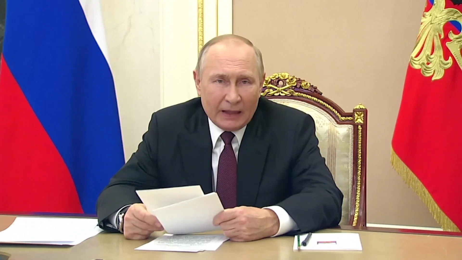 El presidente de Rusia, Vladímir Putin El presidente de Rusia, Vladímir Putin