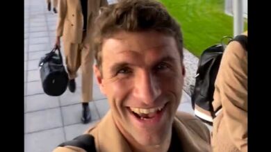 Thomas Müller calienta el Barça - Bayern y vacila a Lewandowski: 