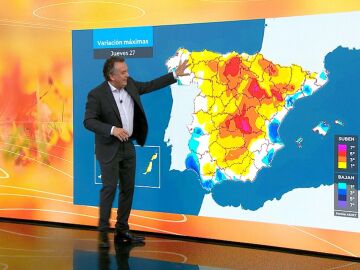 Roberto Brasero explica la informaci&oacute;n del Tiempo