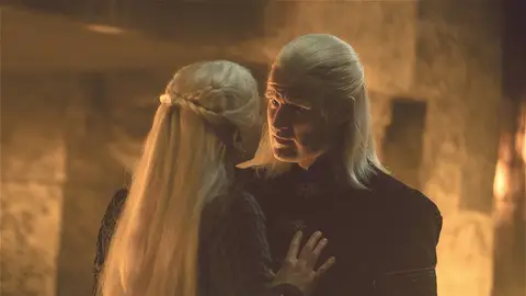Daemon y Rhaenyra en el 1x10 de 'La Casa del Dragón' Daemon y Rhaenyra en el 1x10 de 'La Casa del Dragón'