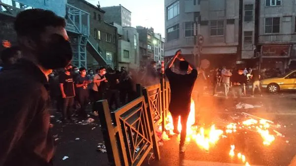 Protestas en Irán el pasado mes de septiembre. Protestas en Irán el pasado mes de septiembre.