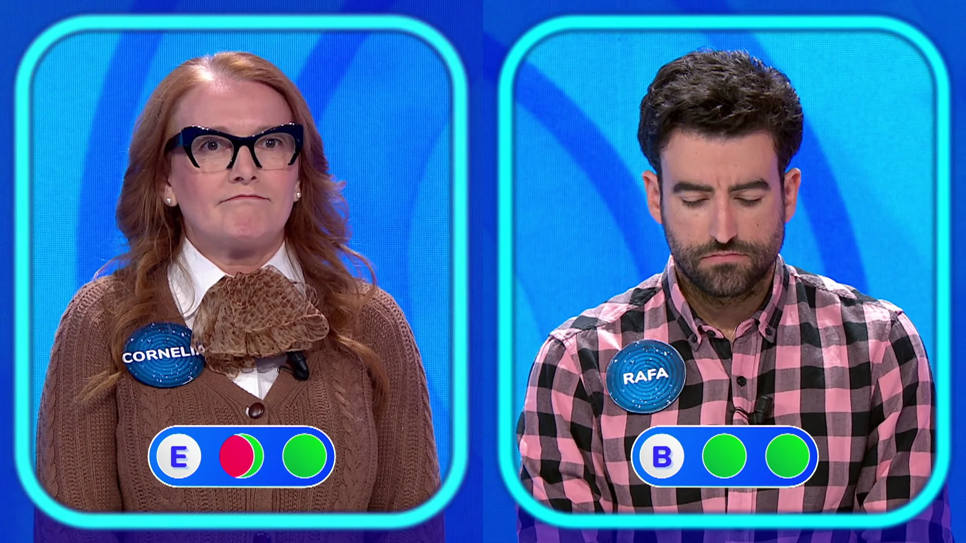 Cornelia y Rafa, cara a cara en la 'Silla Azul'