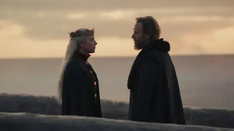 Rhaenyra y Otto en el último episodio de 'La Casa del Dragón' Rhaenyra y Otto en el último episodio de 'La Casa del Dragón'