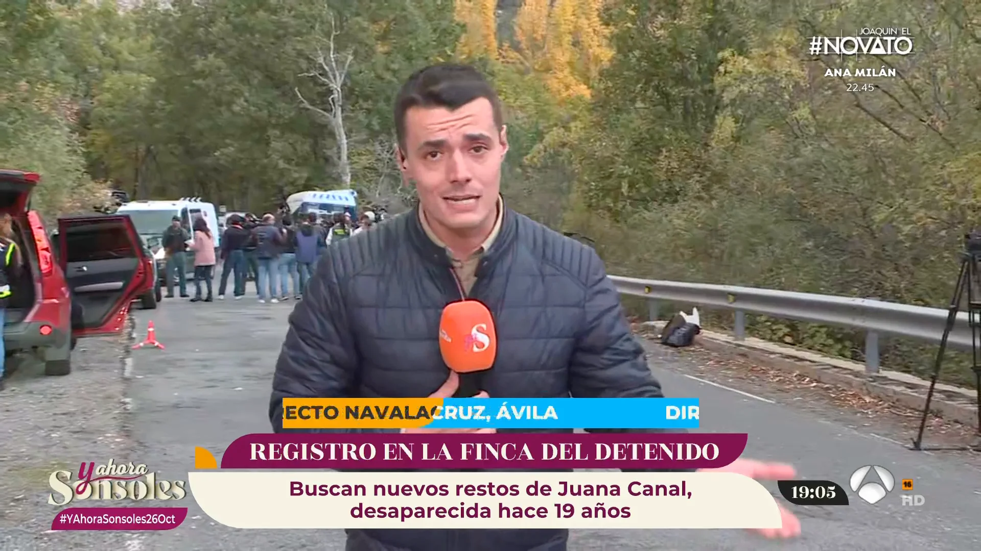 El detenido por la muerte de Juana Canal, trasladado a su finca: se buscan nuevos restos de la víctima El detenido por la muerte de Juana Canal, trasladado a su finca: se buscan nuevos restos de la víctima